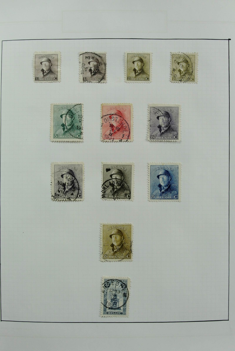 Belgien: 1900/2012: Extremely extensive, MNH and canceled collection Belgium 1900-2012 in 27 (!) Vic