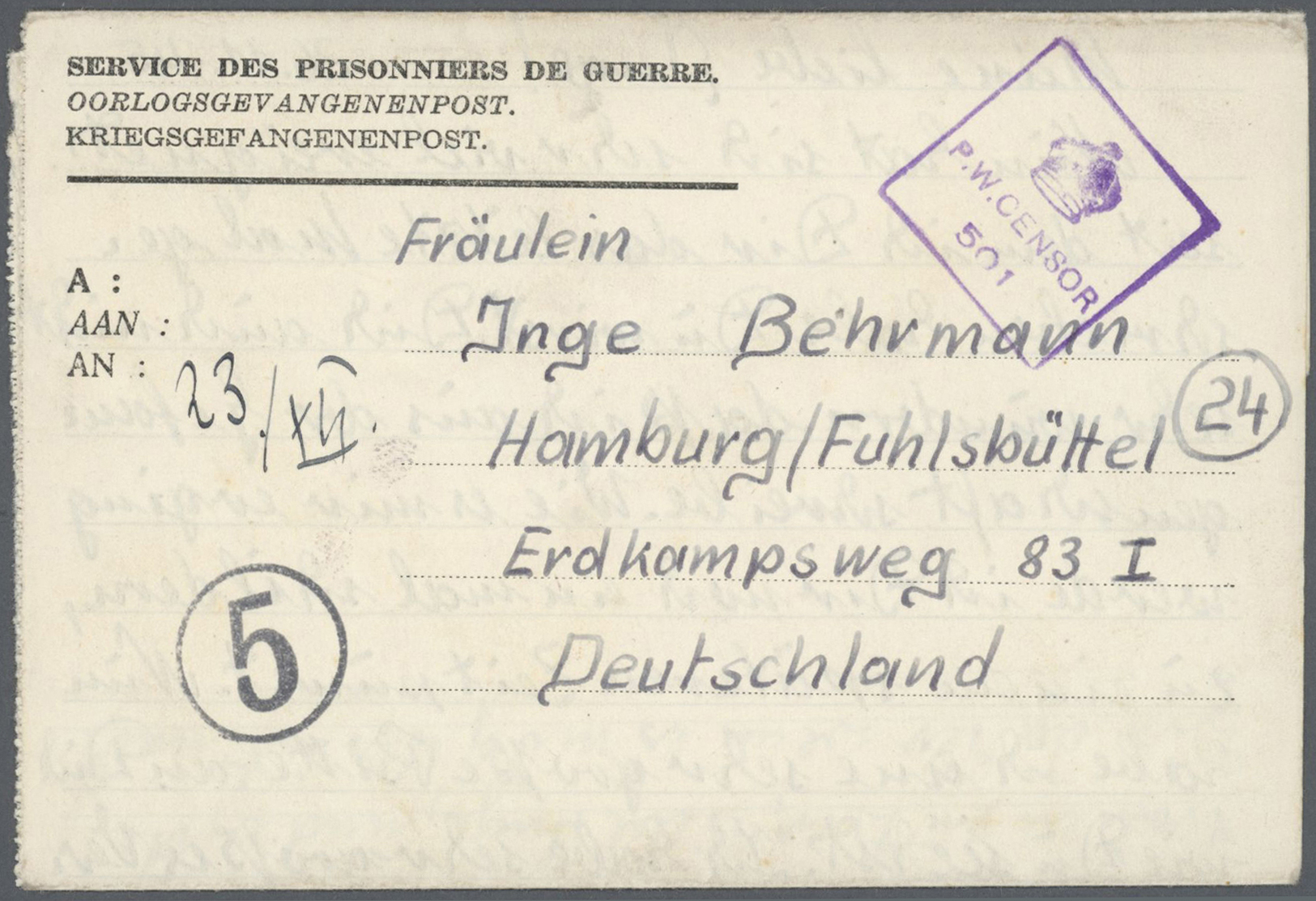 GA/Br Belgien: 1916 - 1964, Umfangreiche Sammlung Von Ca. 320 Belegen, Zumeist Frankierte Briefe Und Einig - Andere & Zonder Classificatie