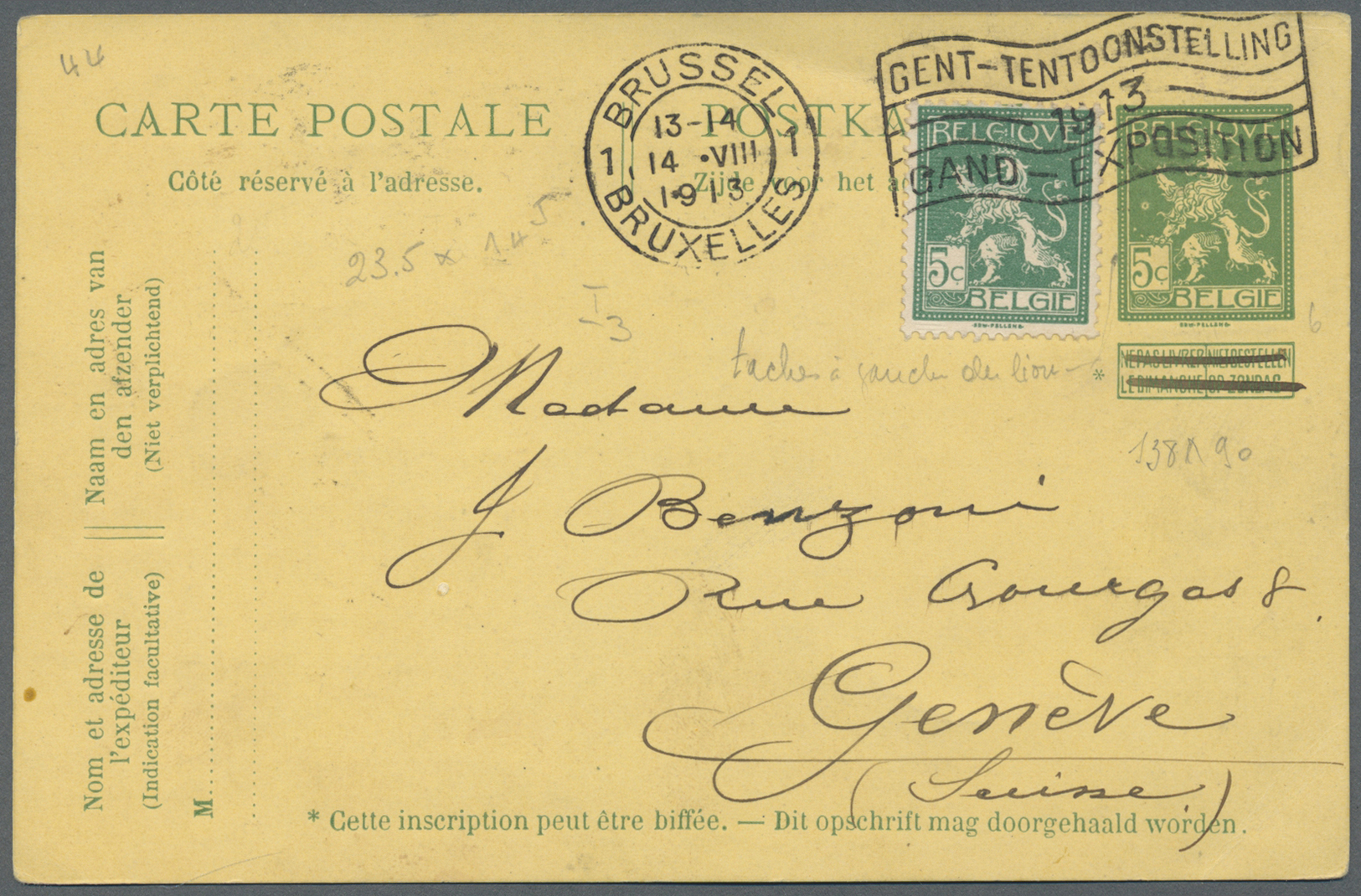 GA Belgien - Ganzsachen: 1876/1915, About 800 Stationery Cards, Card Letters And Envelopes Used And Unu - Other & Unclassified