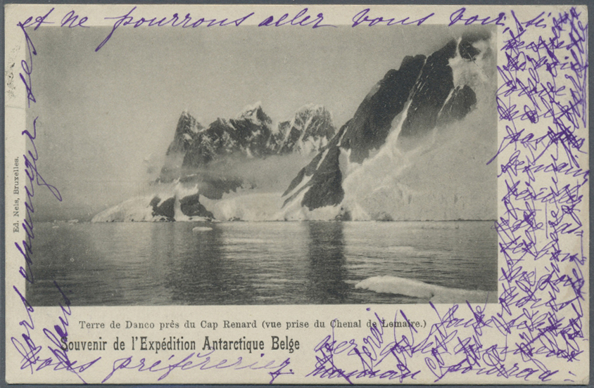 Br Belgien - Besonderheiten: POLARPOST: 1901, "Belgische Antarktis-Expedition" - 5 Verschiedene Ansicht - Andere & Zonder Classificatie