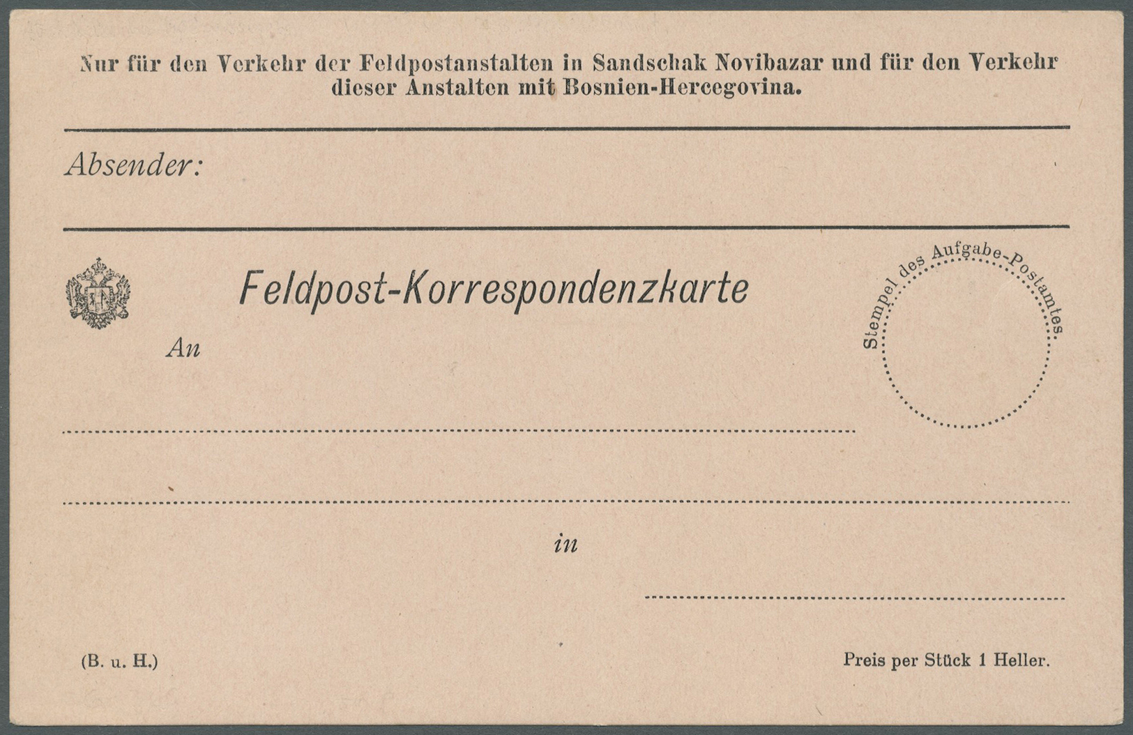 Br Bosnien Und Herzegowina (Österreich 1879/1918): 1914/1918  13 (verwendete) Feldpostbrief/Feldpostkar - Bosnia And Herzegovina