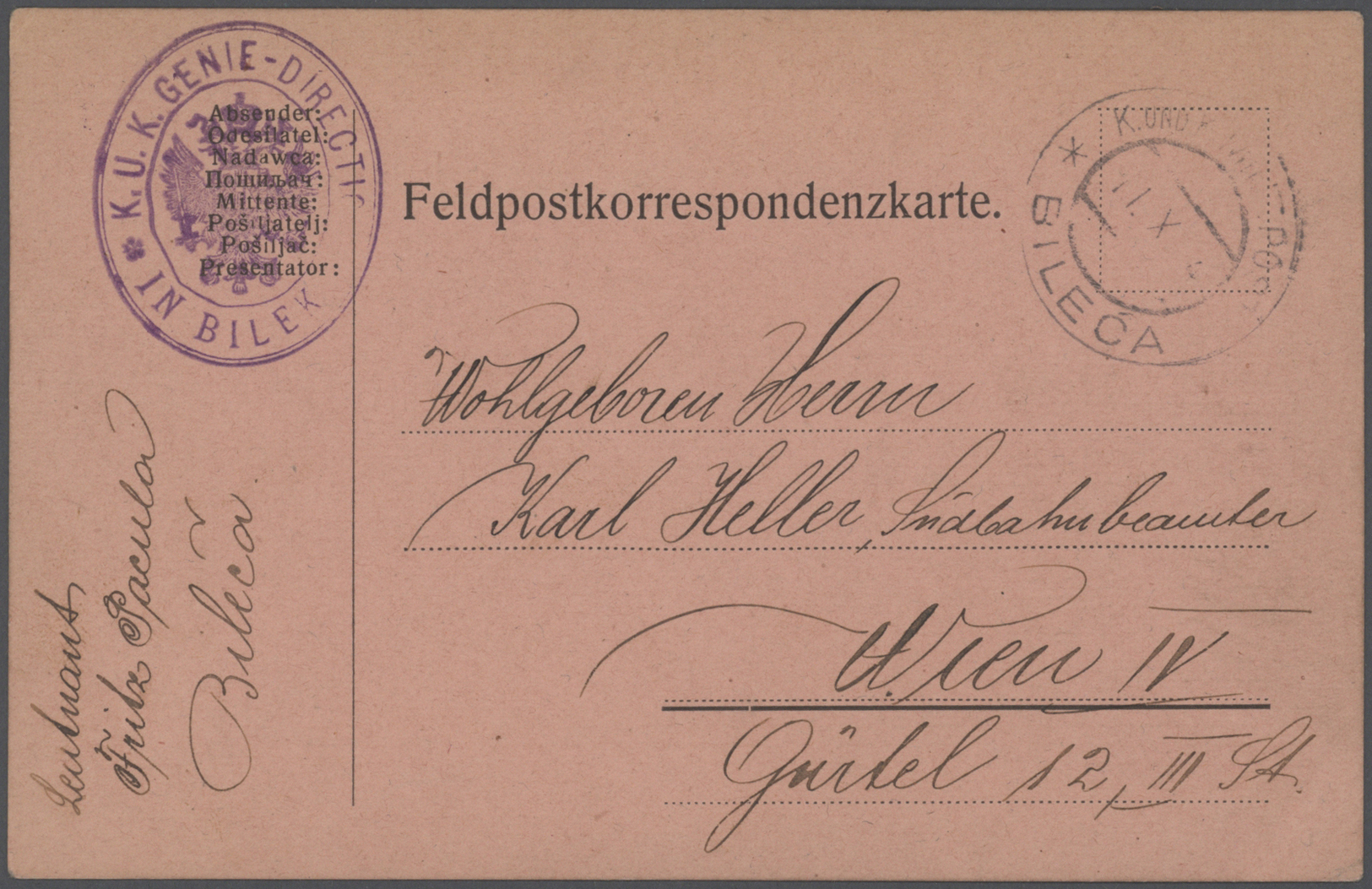 Br/Brfst/O/GA Bosnien und Herzegowina - Stempel: 1812/1920 huge Research Collection in 30 Lindner binders with tho