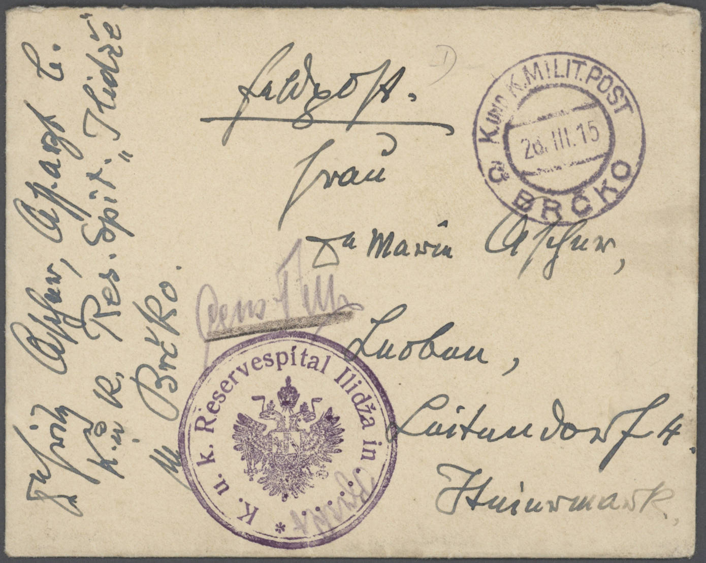 Br/Brfst/O/GA Bosnien und Herzegowina - Stempel: 1812/1920 huge Research Collection in 30 Lindner binders with tho