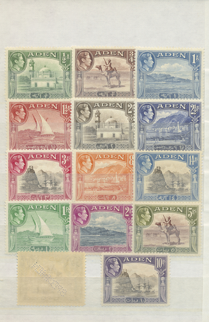 **/* Aden: 1937-1965: Mint Collection, Obviously Complete From First 'Dhow' Set, Plus Extras As 1937 Coro - Yémen