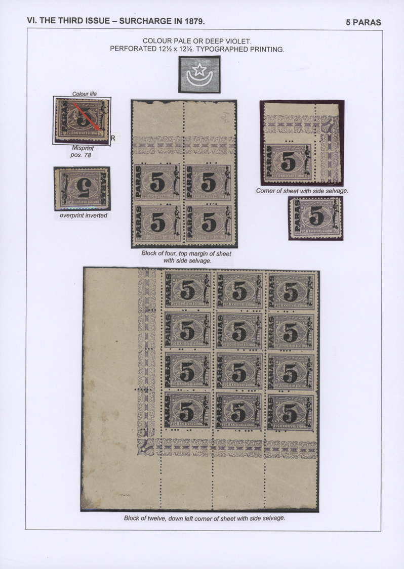 **/*/O/Br Ägypten: 1866-1879: EGYPT FIRST ISSUES: Specialized Collection Of The Various Mint And Used Stamps, - 1915-1921 British Protectorate