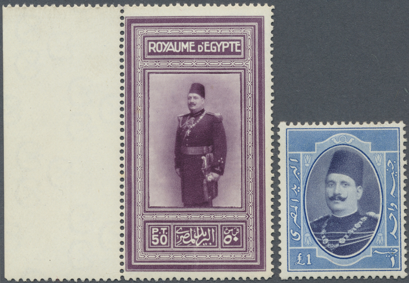**/*/O Ägypten: 1880-1960, Small Collection In Old Album, Few Good Values Seen, Most Mint Hinged, Please Ch - 1915-1921 Protectorat Britannique