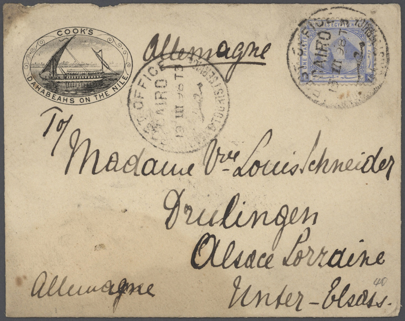 Br Ägypten: 1882-1953, Collection of more than 80 covers and cards, with a lot of good frankings (from