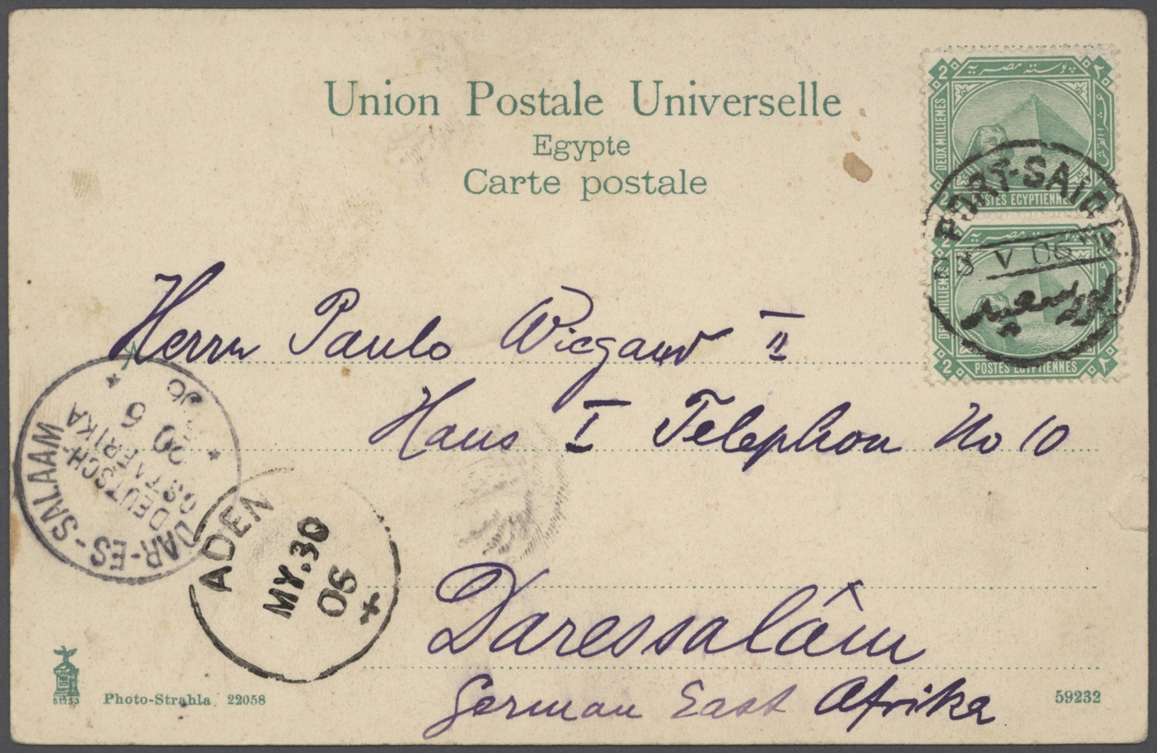 Br Ägypten: 1882-1953, Collection of more than 80 covers and cards, with a lot of good frankings (from