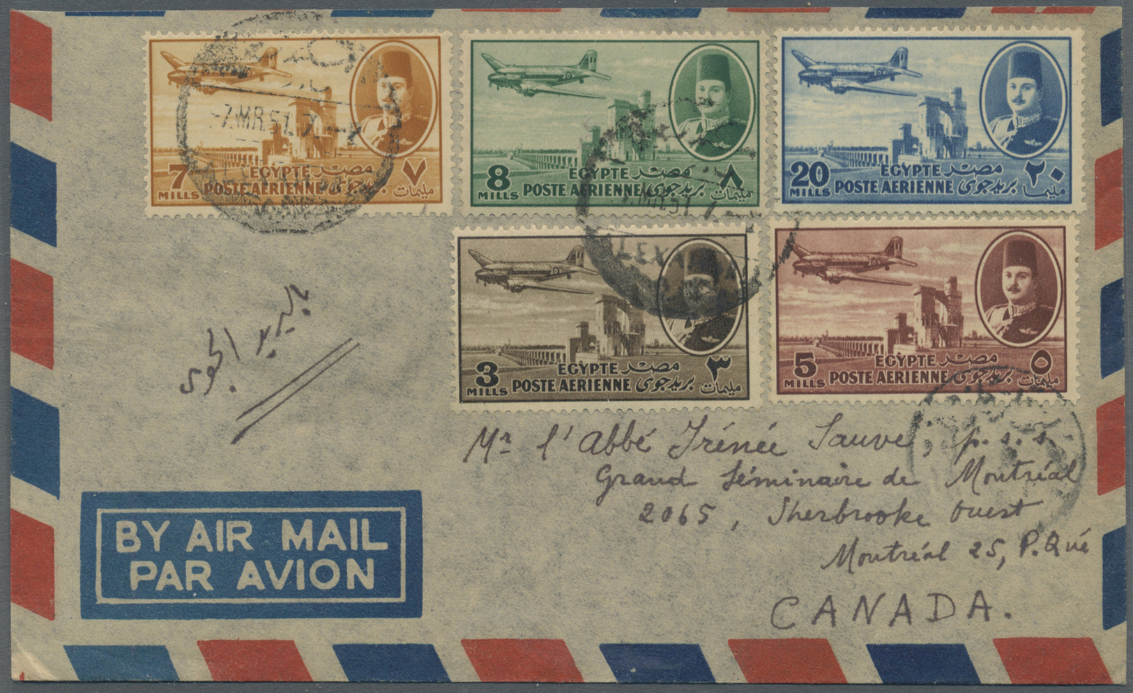 Br/GA/ Ägypten: 1890/1960 (ca.), lot of ca. 120 covers, postcards, postal stationery and souvenier pc, inc.