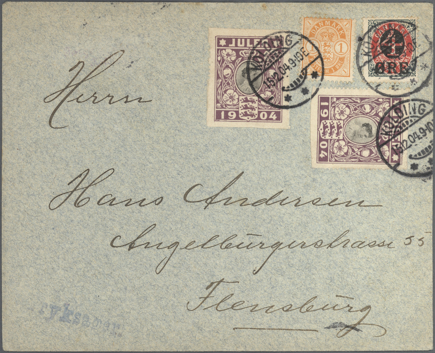 Br Dänemark: 1850/1965 ca., hochwertiger und reichhaltiger Briefe-Bestand mit ca. 200 Belegen aus Uralt