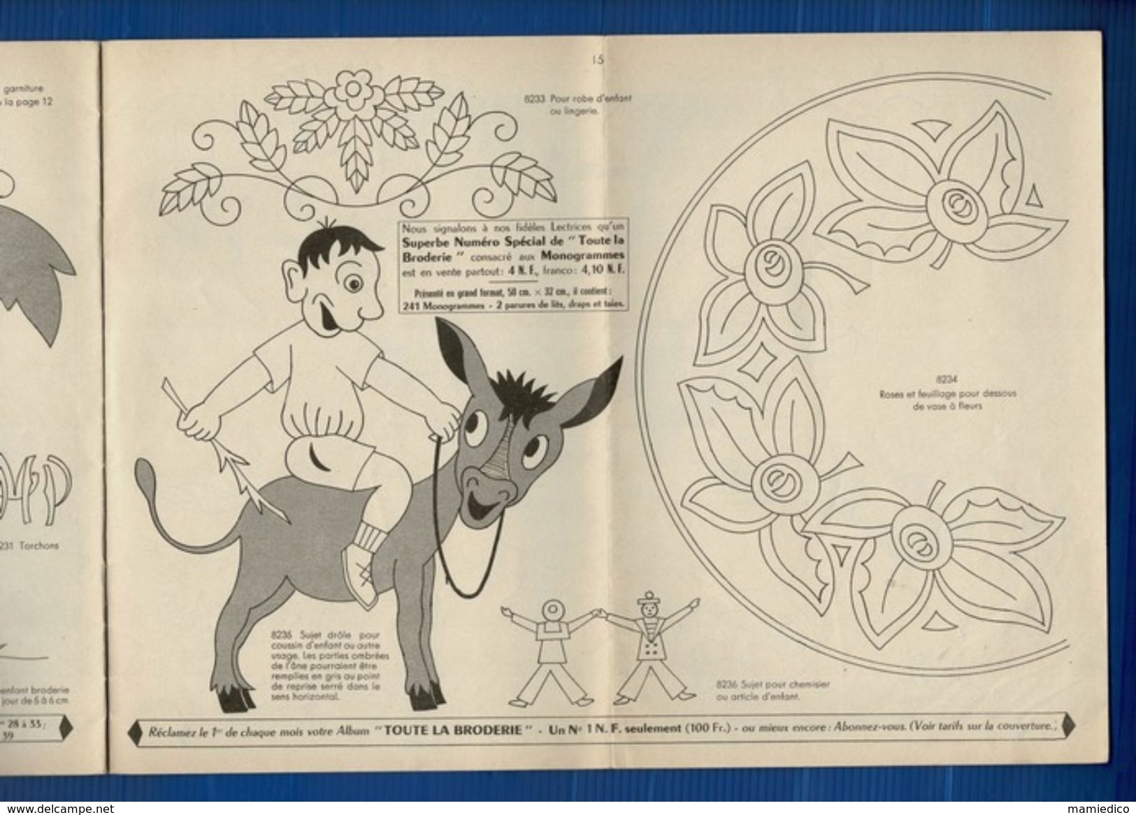 1960 Album De 20 Pages "TOUTE LA BRODERIE " En TBE - Autres & Non Classés