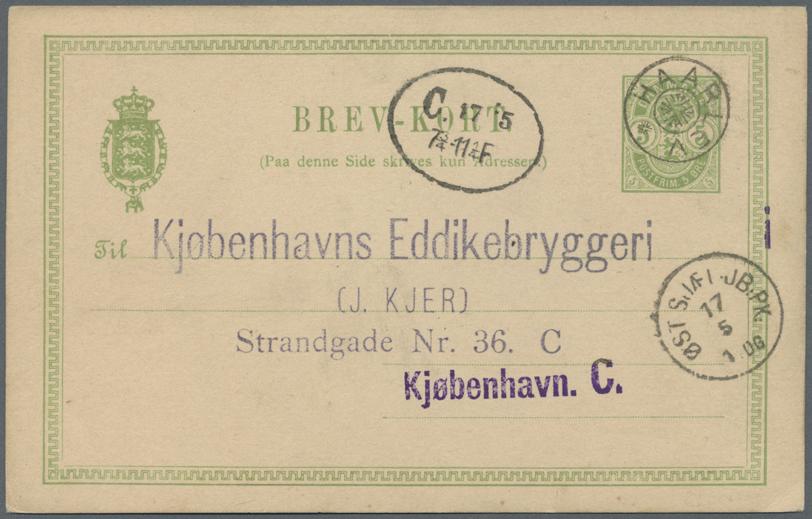 Br/GA Dänemark: 1875/1930, 28 Ausschließlich Bessere Belege Von Dänemark Mit Vielen Ganzsachen, Teils Mit - Lettres & Documents