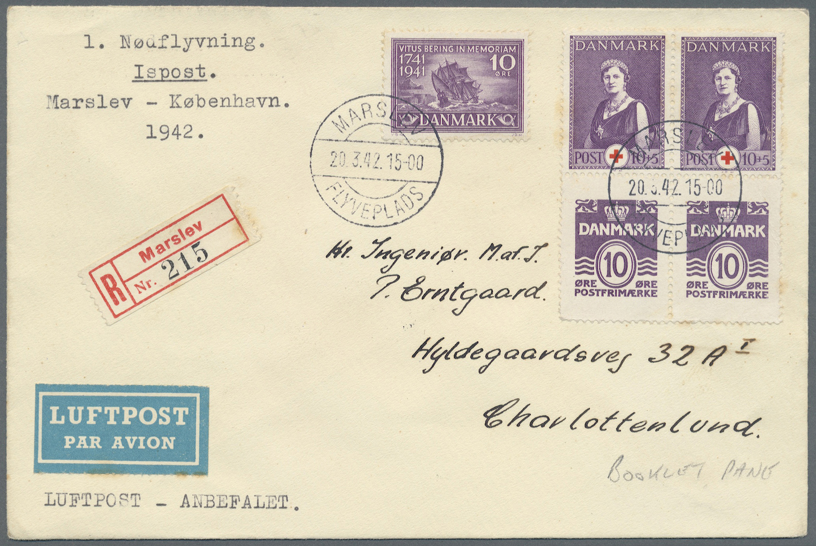 Br/ Dänemark: 1908/1965 (ca.), Inter. Bestand Mit Ca. 110 Briefen Und Ansichtskarten Dabei Viele Bessere - Covers & Documents