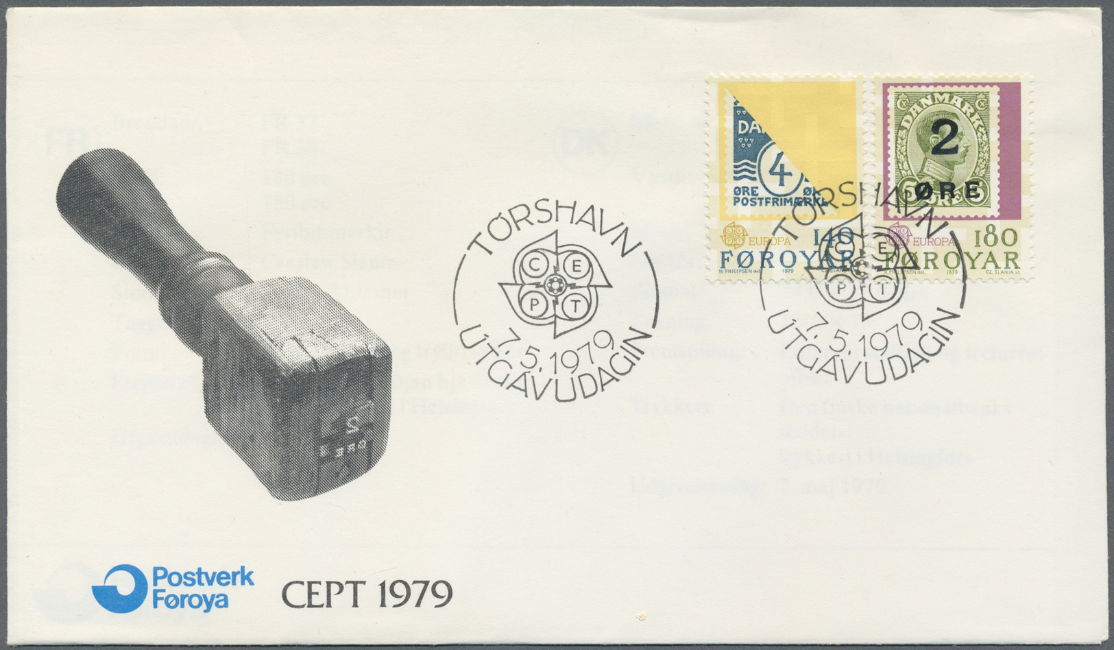 **/ Dänemark - Färöer: 1979/1980, Album Mit Europa Cept Ausgaben Mit 20 FDC Und 12 Kleinbögen Der Ausgab - Faroe Islands