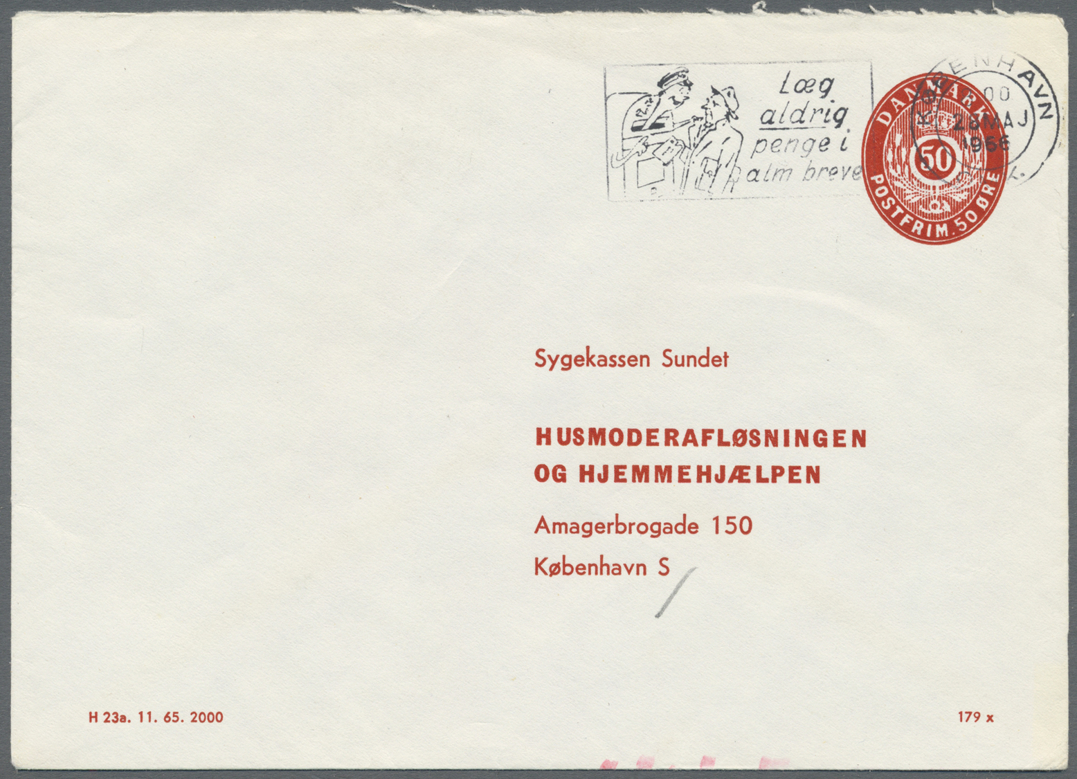 GA Dänemark - Ganzsachen: 1922/1975 (ca). Lot Containing 125 Only Different Private- And Official Envel - Postwaardestukken