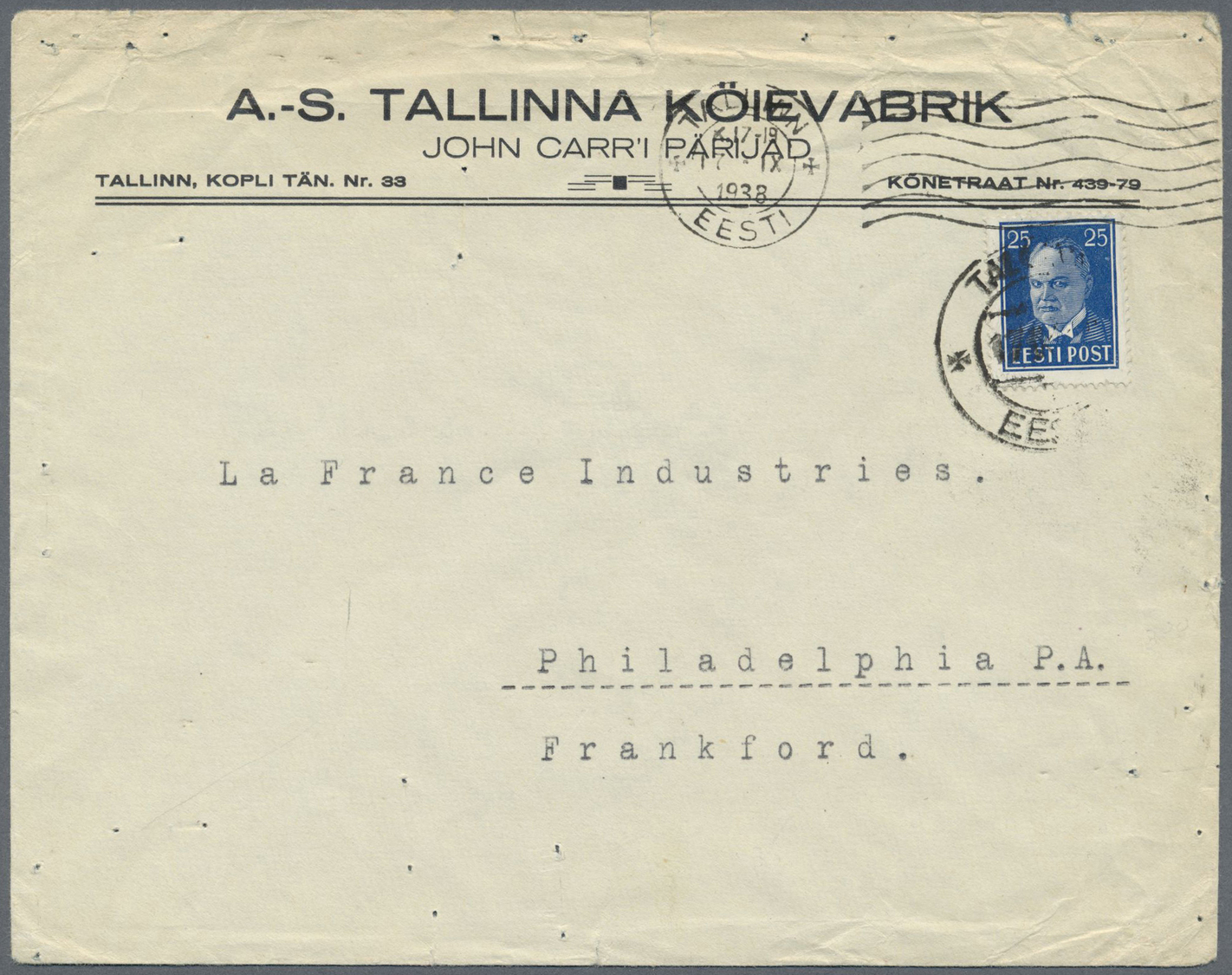 */**/O Estland: 1920 - 1939 (ca.), Small Collection Of Estonia, Included Some Good Stamps, Also Over 70 Pos - Estonia