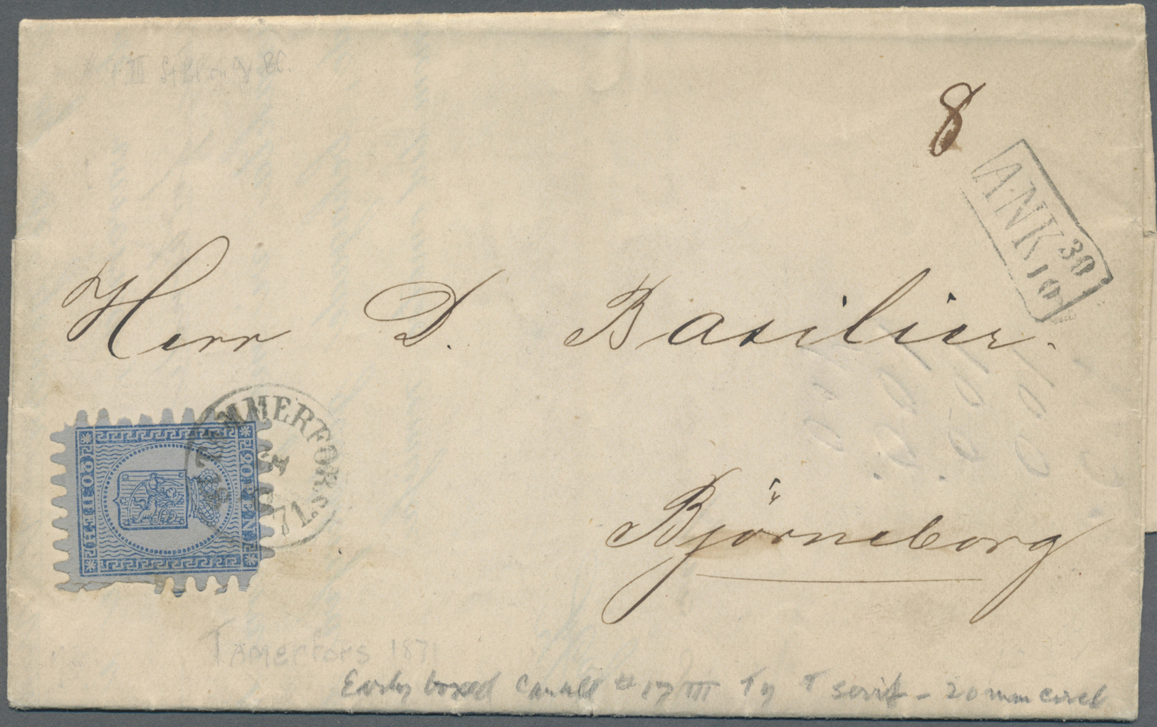 Br Finnland: 1828 From, Comprehensive And Varied Lot Of Ca. 250 Covers And Cards, Comprising Many Inter - Storia Postale