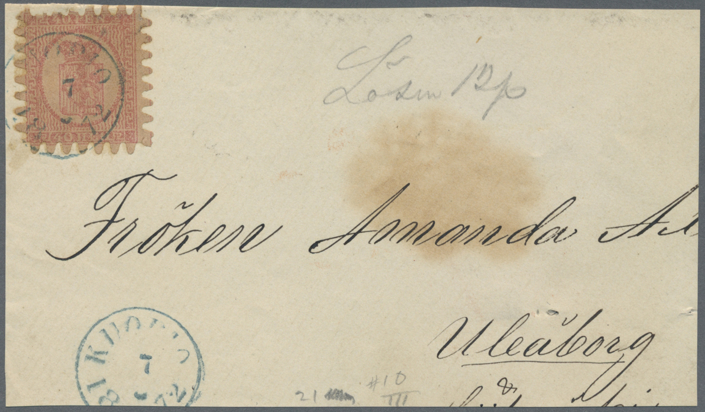 Br Finnland: 1828 From, Comprehensive And Varied Lot Of Ca. 250 Covers And Cards, Comprising Many Inter - Covers & Documents