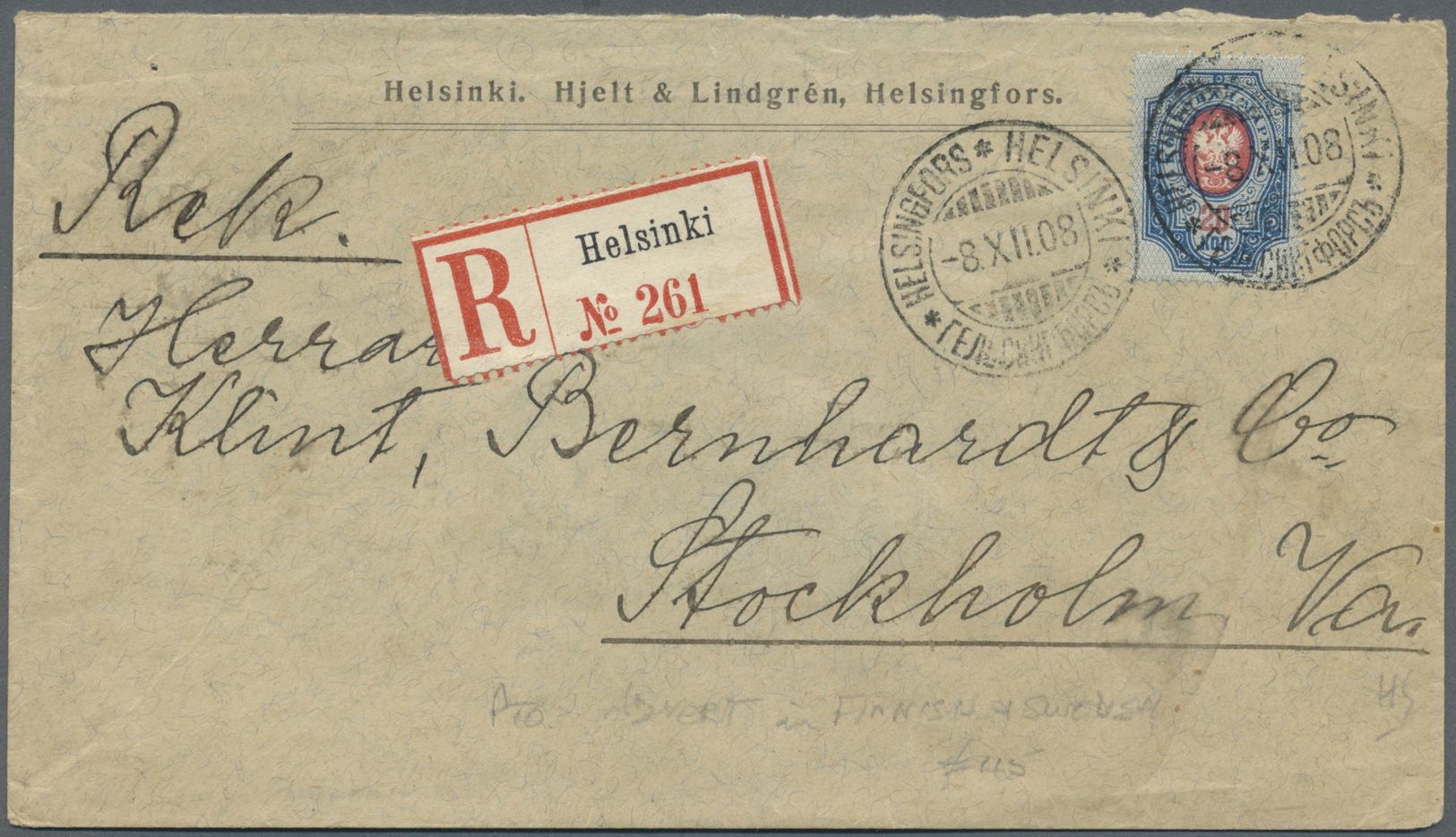 Br Finnland: 1828 from, comprehensive and varied lot of ca. 250 covers and cards, comprising many inter