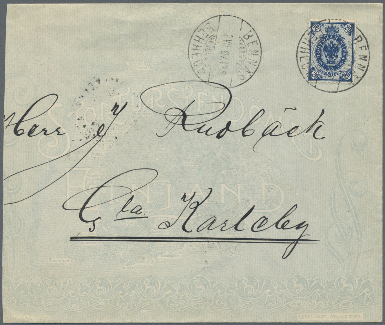 Br Finnland: 1828 from, comprehensive and varied lot of ca. 250 covers and cards, comprising many inter