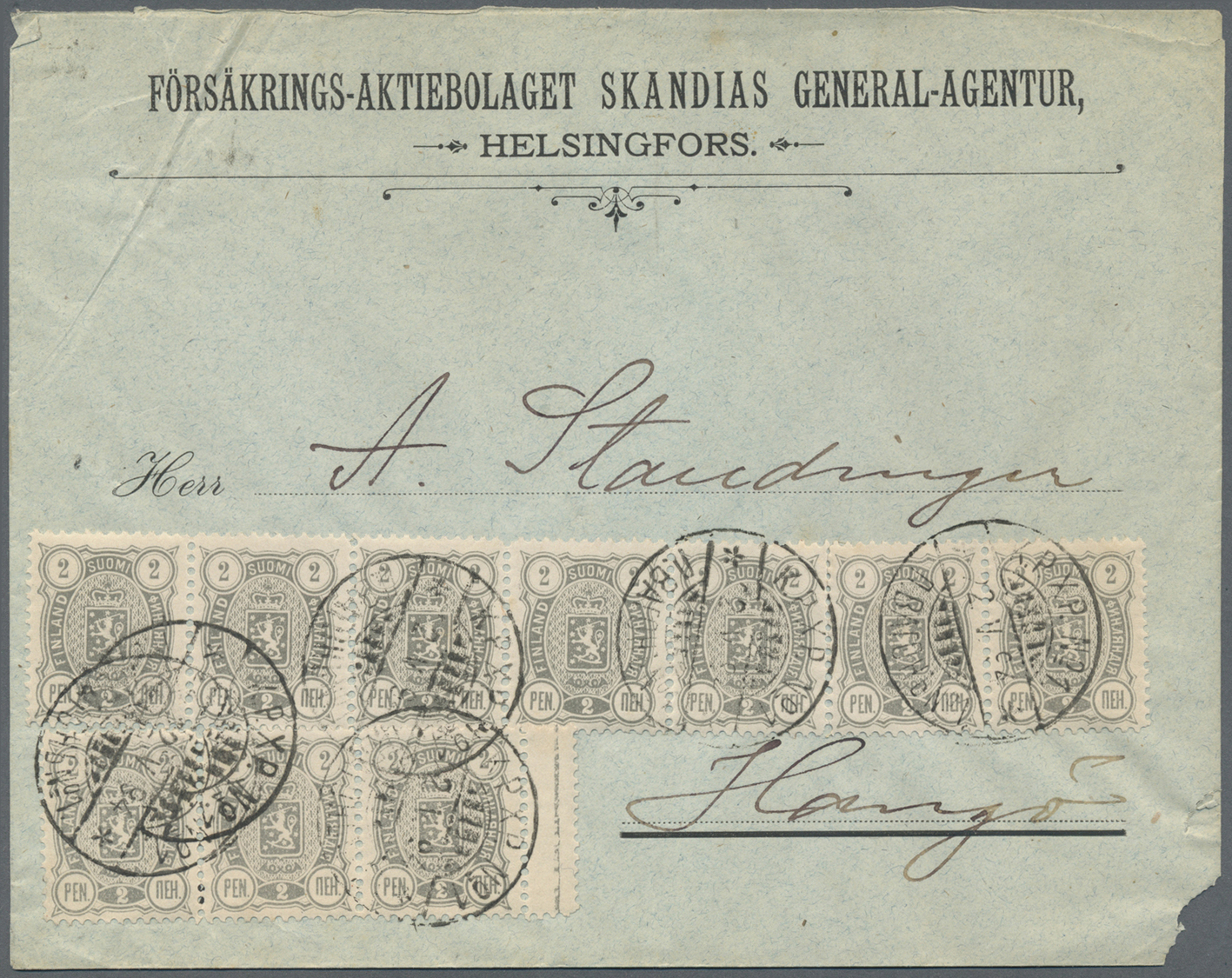 Br Finnland: 1828 from, comprehensive and varied lot of ca. 250 covers and cards, comprising many inter