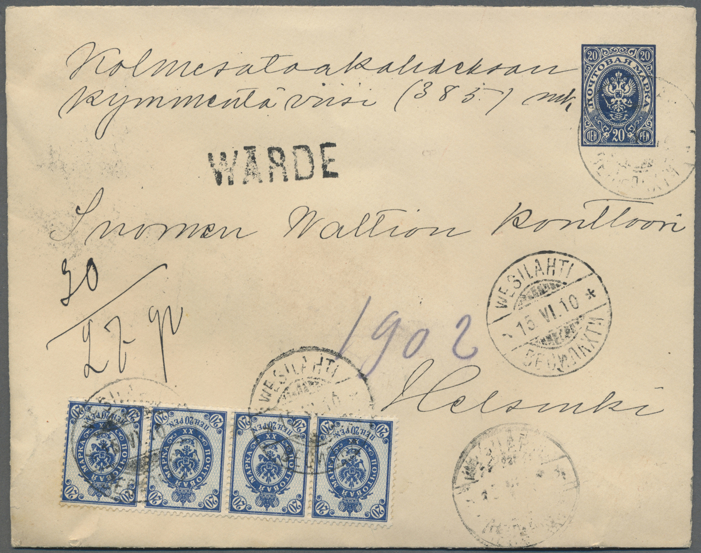 Br Finnland: 1828 from, comprehensive and varied lot of ca. 250 covers and cards, comprising many inter