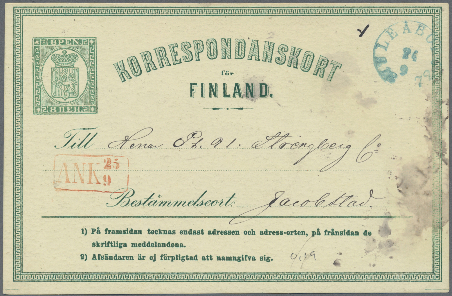 Br/GA Finnland: 1870's-1970's: Group Of 40 Covers, Postcards And Postal Stationery Items With Many Interes - Lettres & Documents