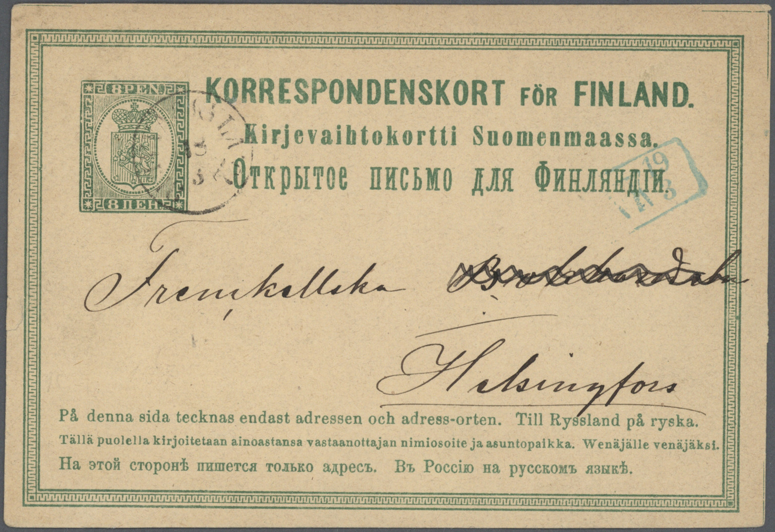 Br/GA Finnland: 1873/2000 (ca.), Bestand Mit Ca. 550 Belegen (Briefe, Ansichtskarten Und Ganzsachen) Dabei - Covers & Documents