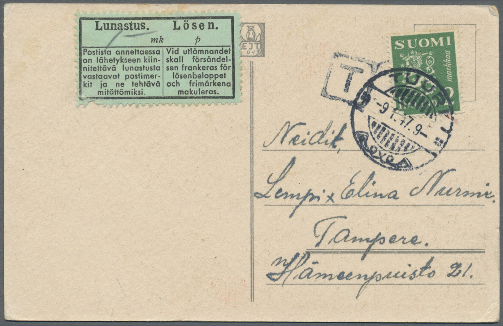 Br/GA/ Finnland: 1880's-1980's (c.): About 100 Covers, Postcards, FDCs And Postal Stationery Items Includin - Brieven En Documenten