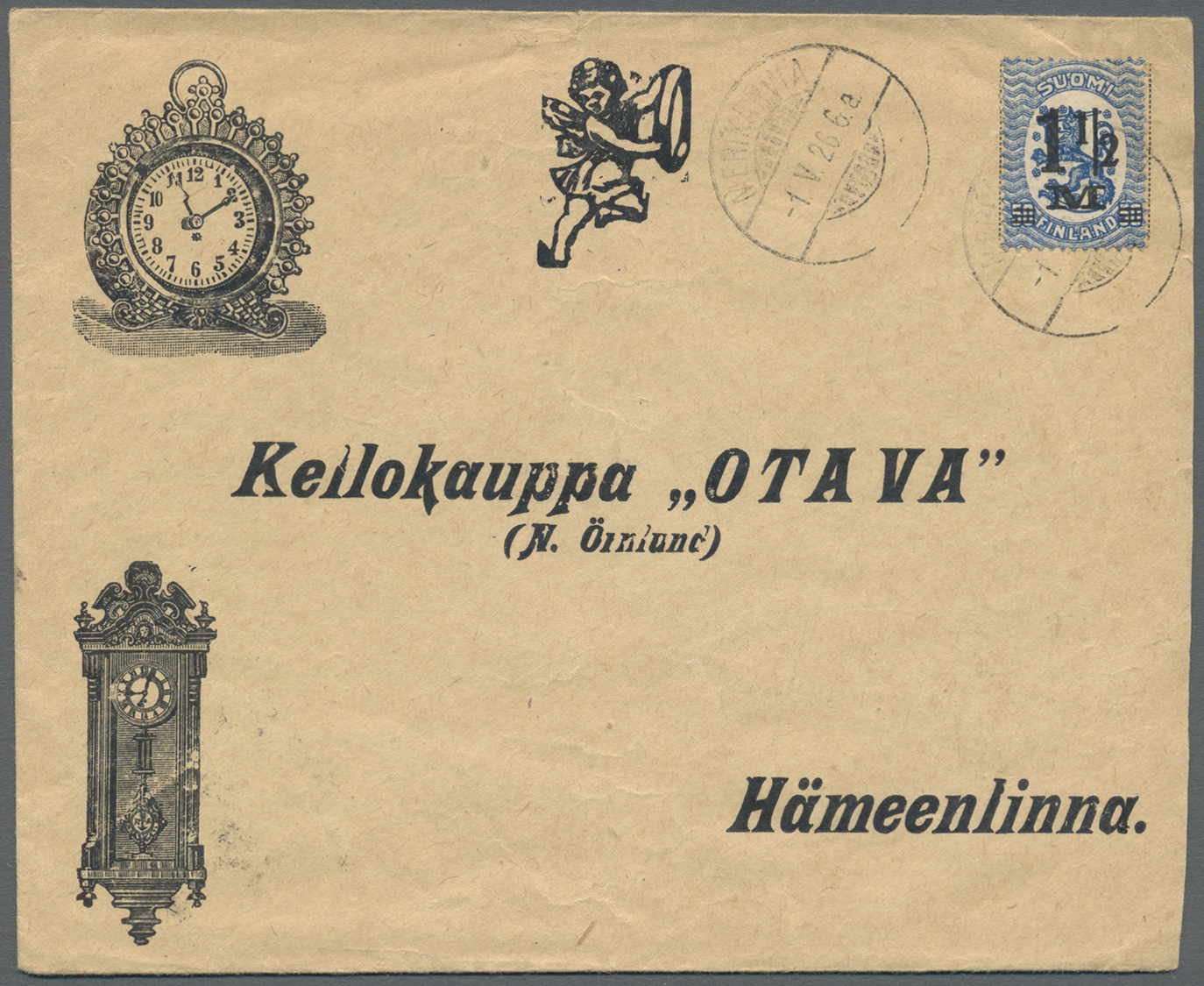 Br/GA/ Finnland: 1880's-1980's (c.): About 100 Covers, Postcards, FDCs And Postal Stationery Items Includin - Brieven En Documenten