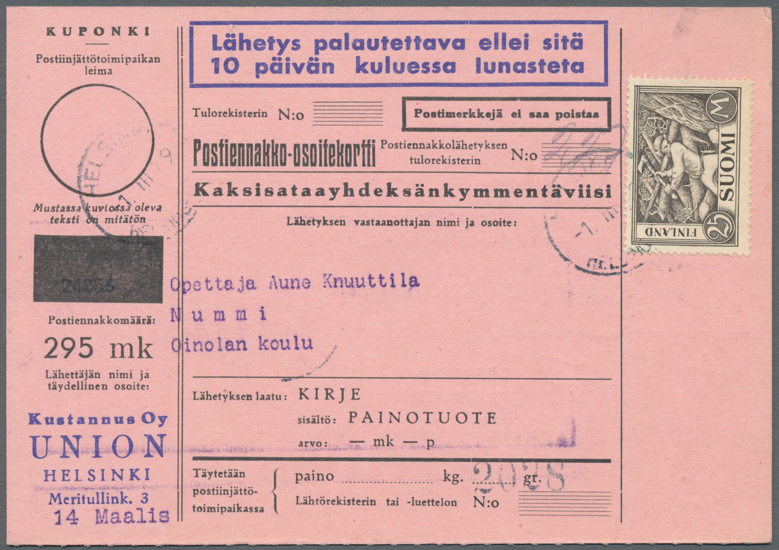 Br/GA/ Finnland: 1880's-1980's (c.): About 100 covers, postcards, FDCs and postal stationery items includin