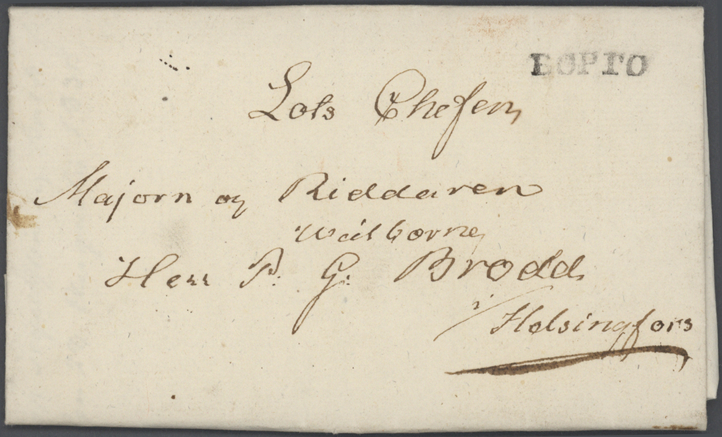 Br/GA Finnland - Stempel: 1828 from, varied and valuable lot of cancellations on ca. 100 covers, cards and