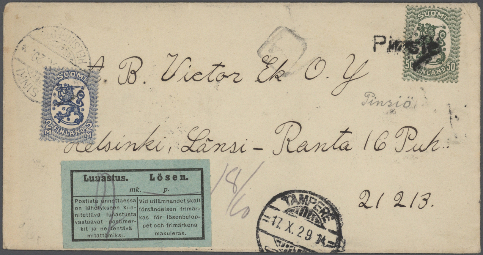Br/GA Finnland - Stempel: 1828 from, varied and valuable lot of cancellations on ca. 100 covers, cards and