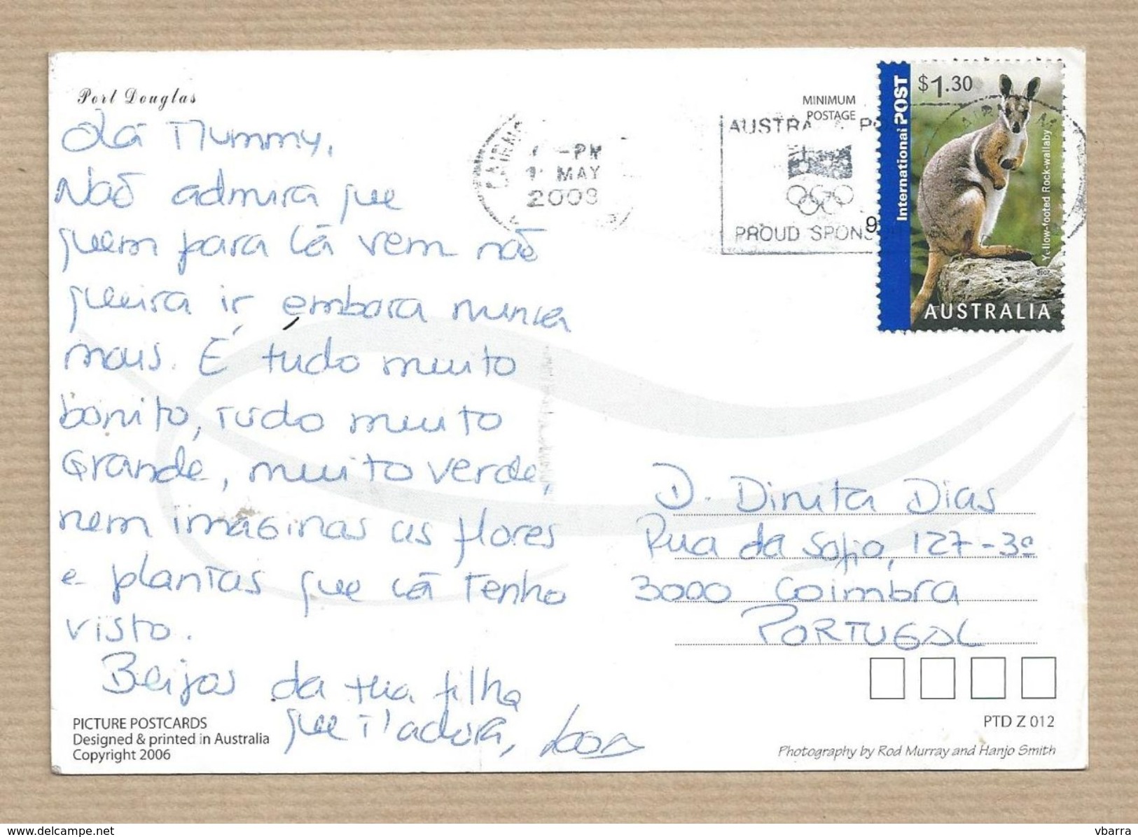 AUSTRALIA - 2007 Wallaby $1.30 International Post Sheet Stamp Used - Oblitérés