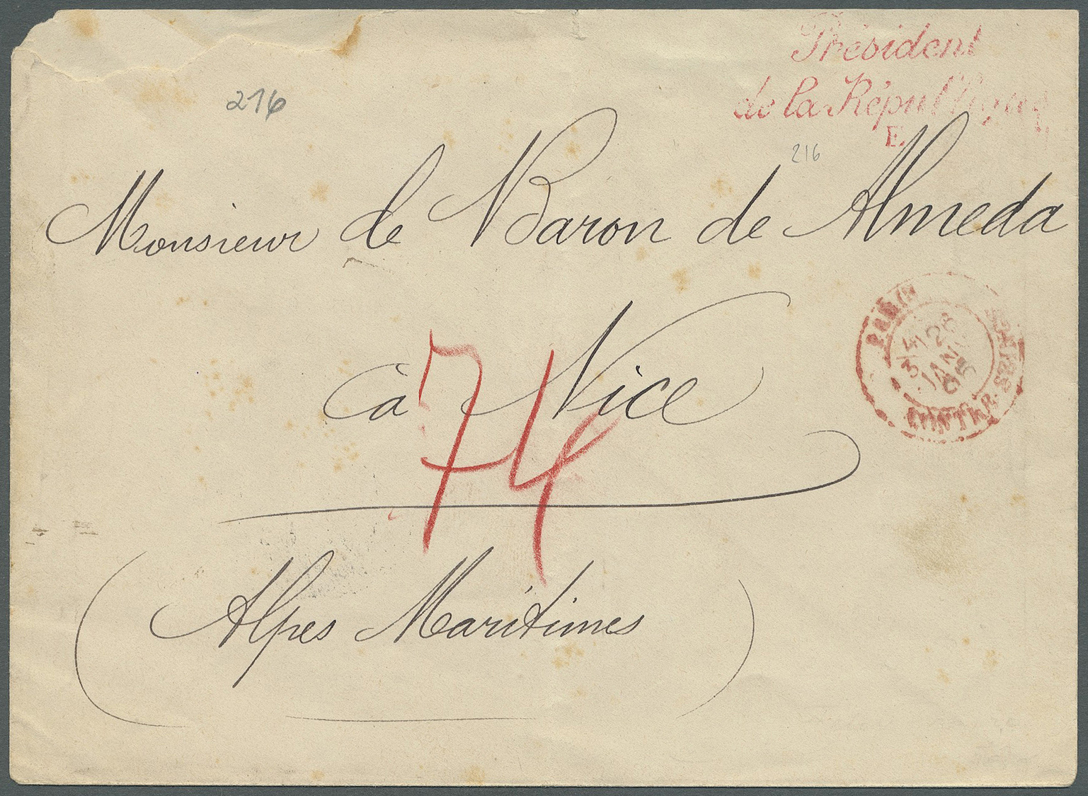 Br Frankreich - Vorphilatelie: 1789/1890: 40 Vorphilabelege In Sehr Sauberer Erhaltung Mit Auslandspost - 1792-1815: Dipartimenti Conquistati