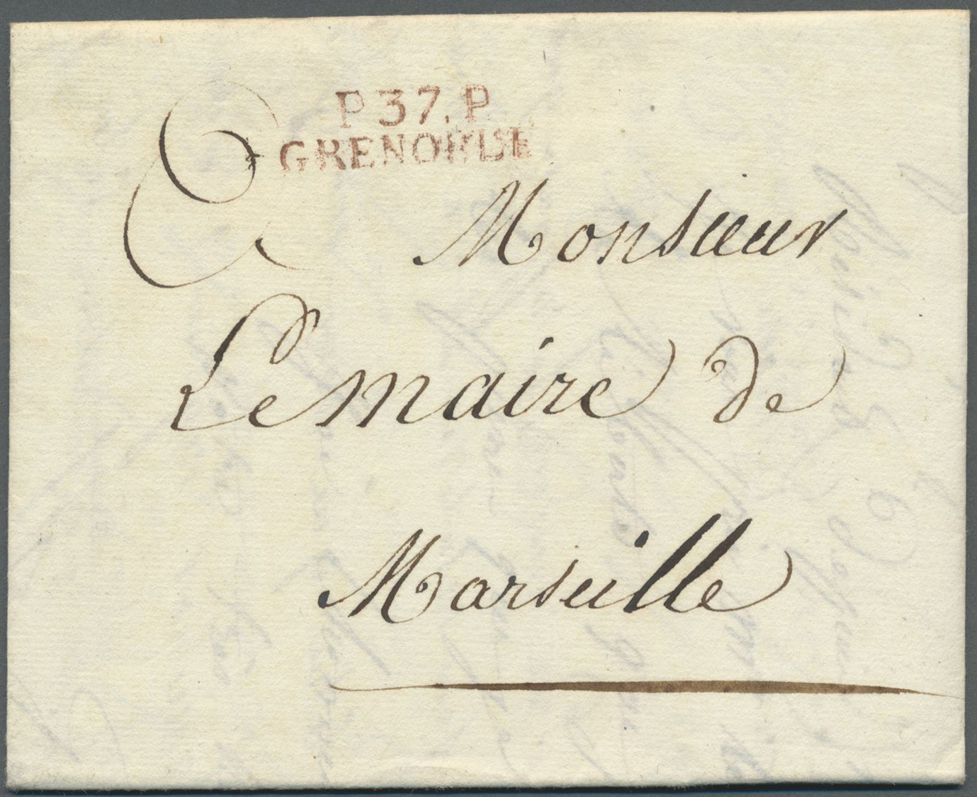 Br Frankreich - Vorphilatelie: 1797/1852, Departement 30/39: 30 Meist Vorphilabriefe Mit Klar Und Lesba - 1792-1815: Départements Conquis