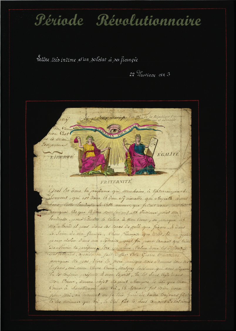 Br Frankreich - Vorphilatelie: 1797/1805 (ca.) FRANZÖSISCHE REVOLUTION - PERIODE REVOLUTIONAIRE:  Samml