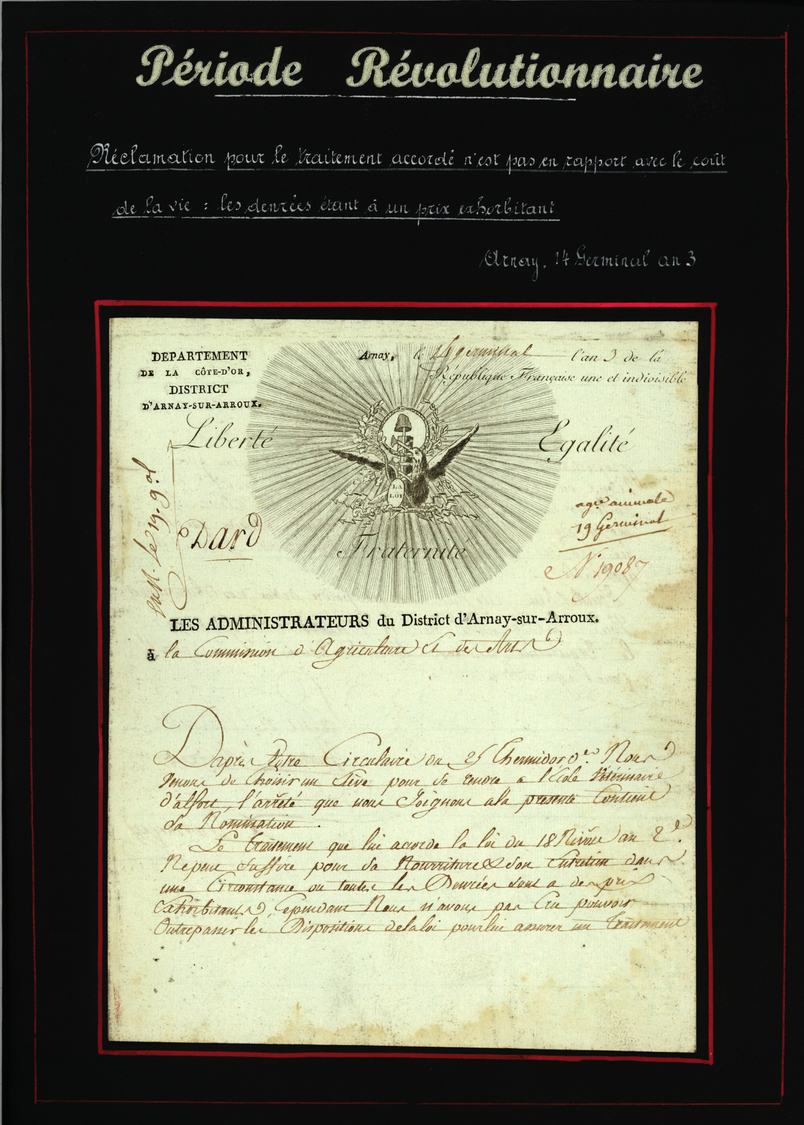 Br Frankreich - Vorphilatelie: 1797/1805 (ca.) FRANZÖSISCHE REVOLUTION - PERIODE REVOLUTIONAIRE:  Samml