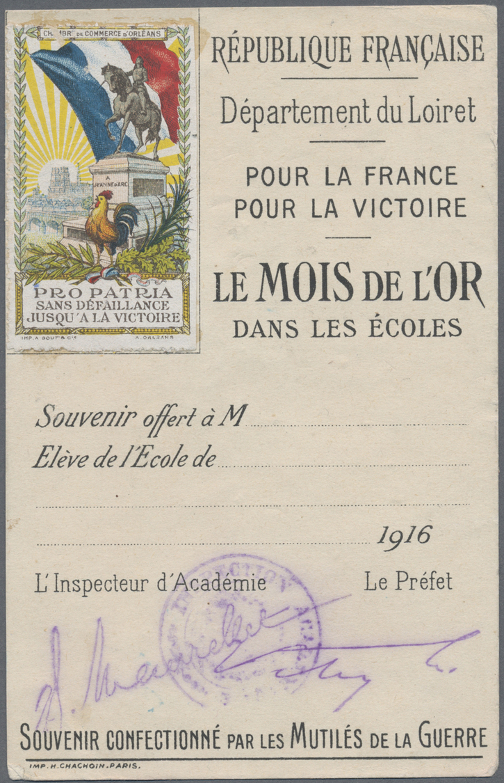 Br/Brfst/(*) Frankreich: 1816/1960 (ca.), Miscellaneous Lot From Some Pre-philately, A Nice Selection Of Special - Usati