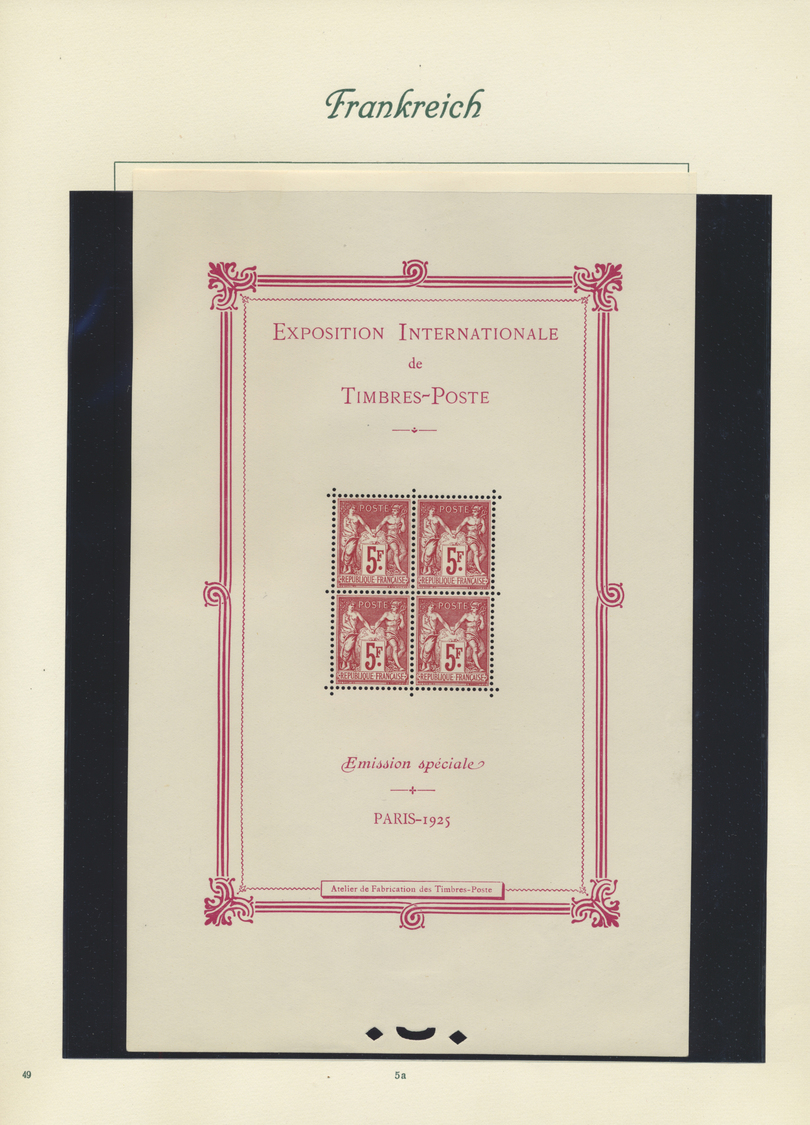 O/*/** Frankreich: 1849/1981, Numerisch Praktisch Vollständige Sammlung Einschließlich Bl.1-3 Und Portomark - Gebruikt