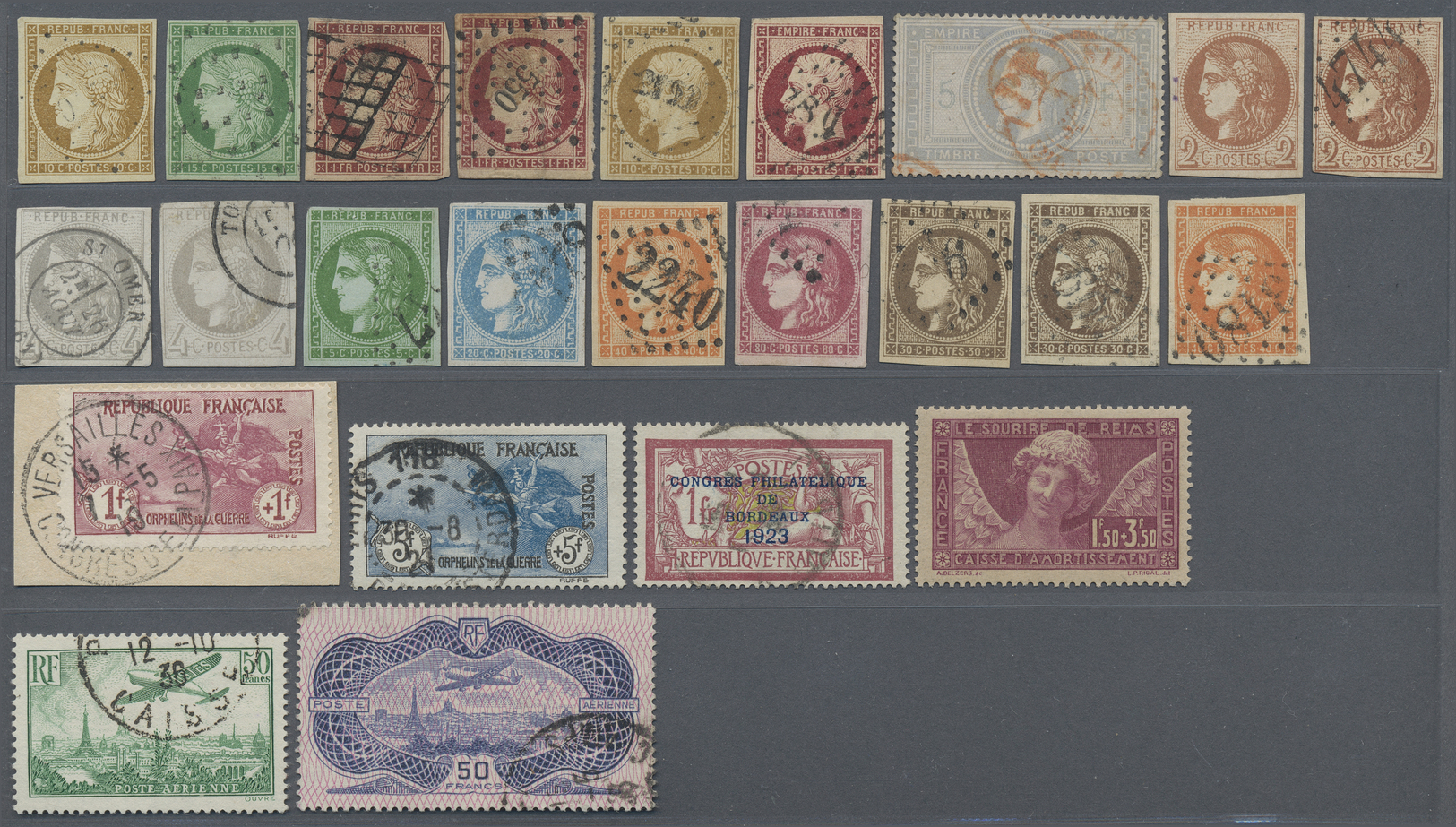 O/**/*/Br Frankreich: 1849/1980 (ca.), Mainly Used Collection In A Schaubek Album, Apparently Excl. A Few Item - Usati