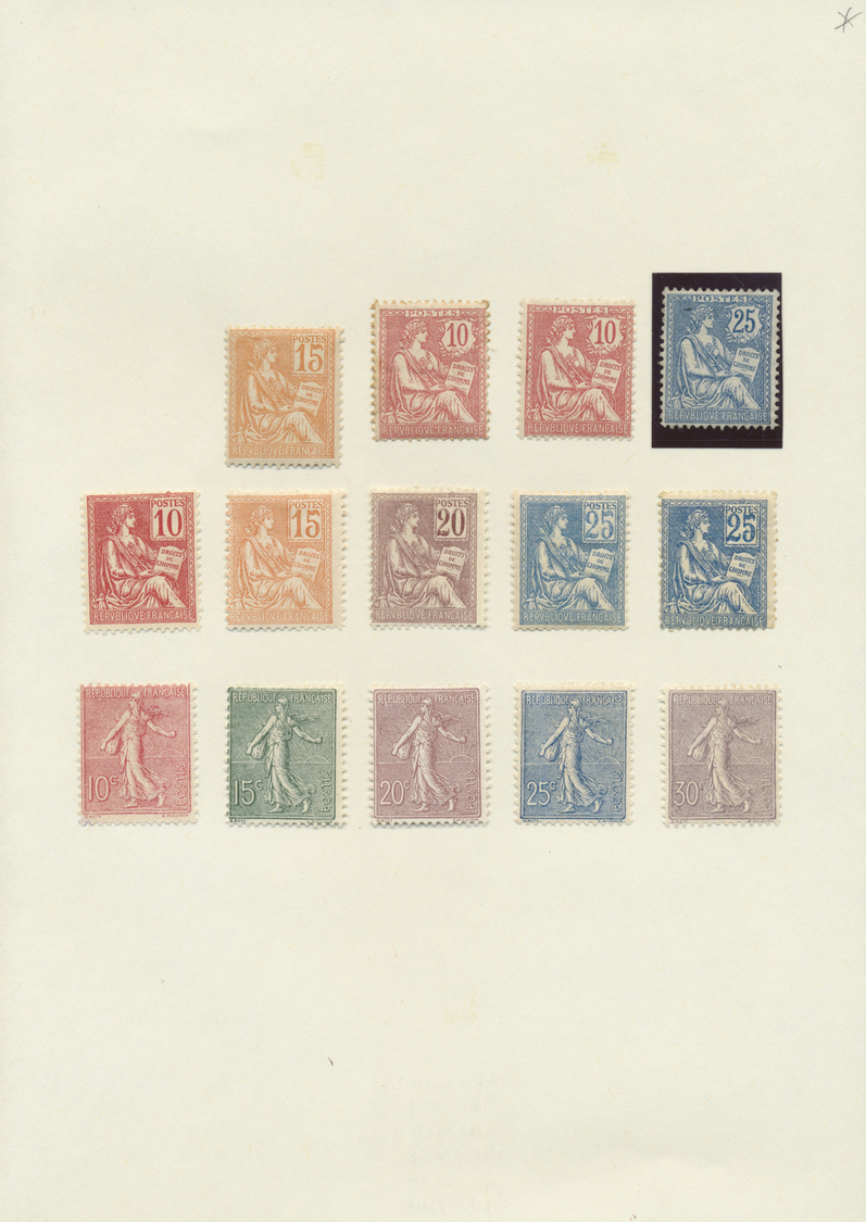Frankreich: 1849/1929; Gehaltvolle Qualitätssammlung Mit Mi.Nr. 1/7 (ohne 6), 8/9, 10/17, 18/31, 32, - Used Stamps