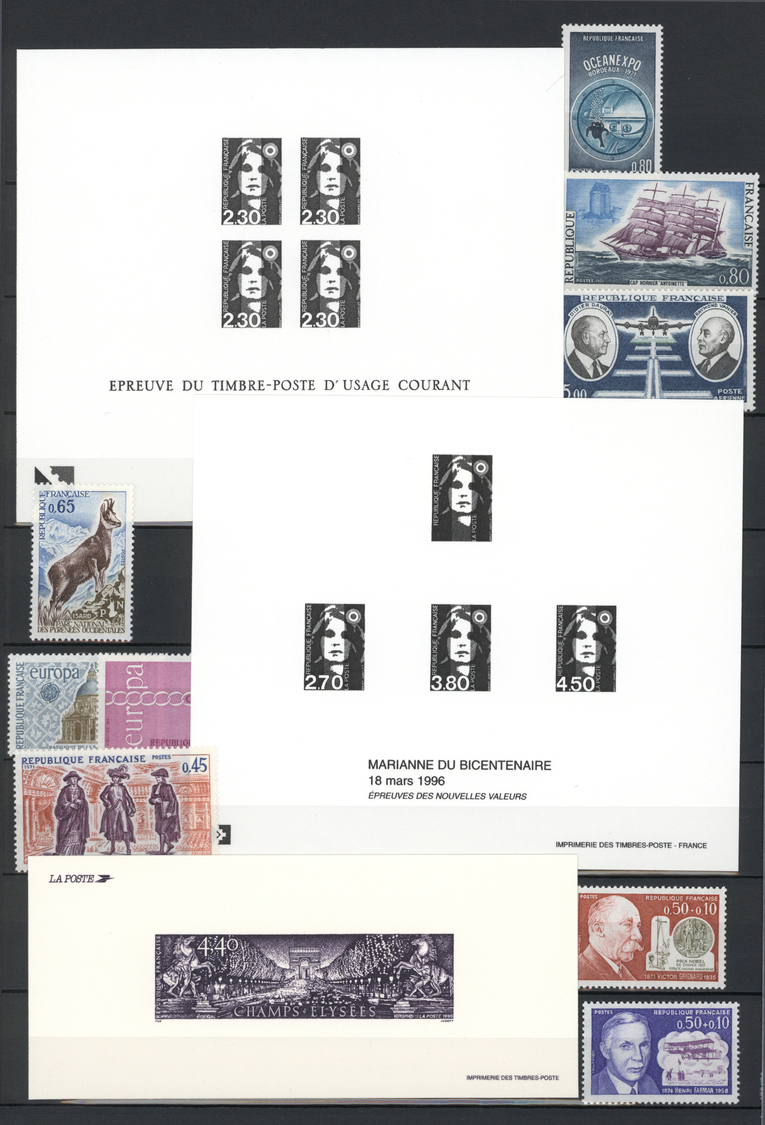 O/**/* Frankreich: 1849/2000 (ca.), France And Some Colonies, Comprehensive Collection/accumulation In Thre - Used Stamps