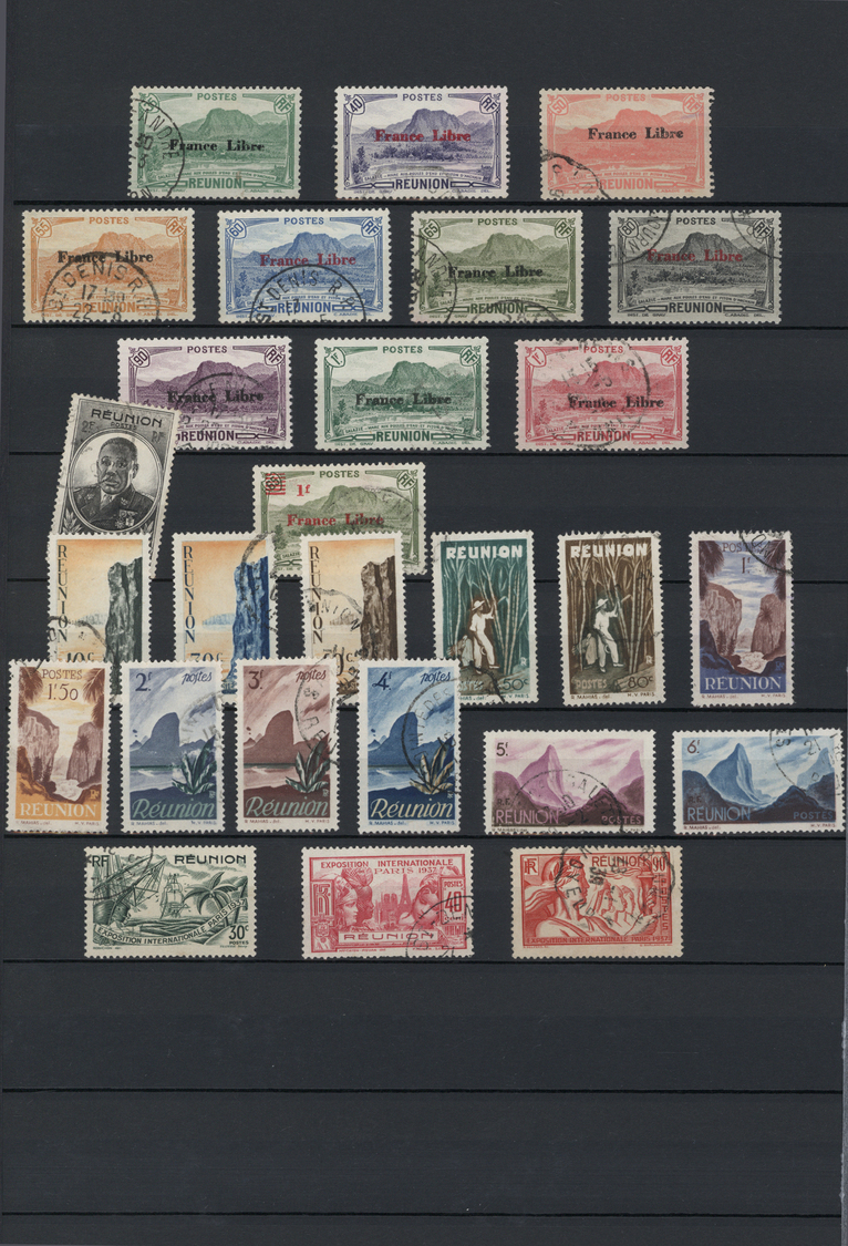 O/**/* Frankreich: 1849/2000 (ca.), France and some colonies, comprehensive collection/accumulation in thre