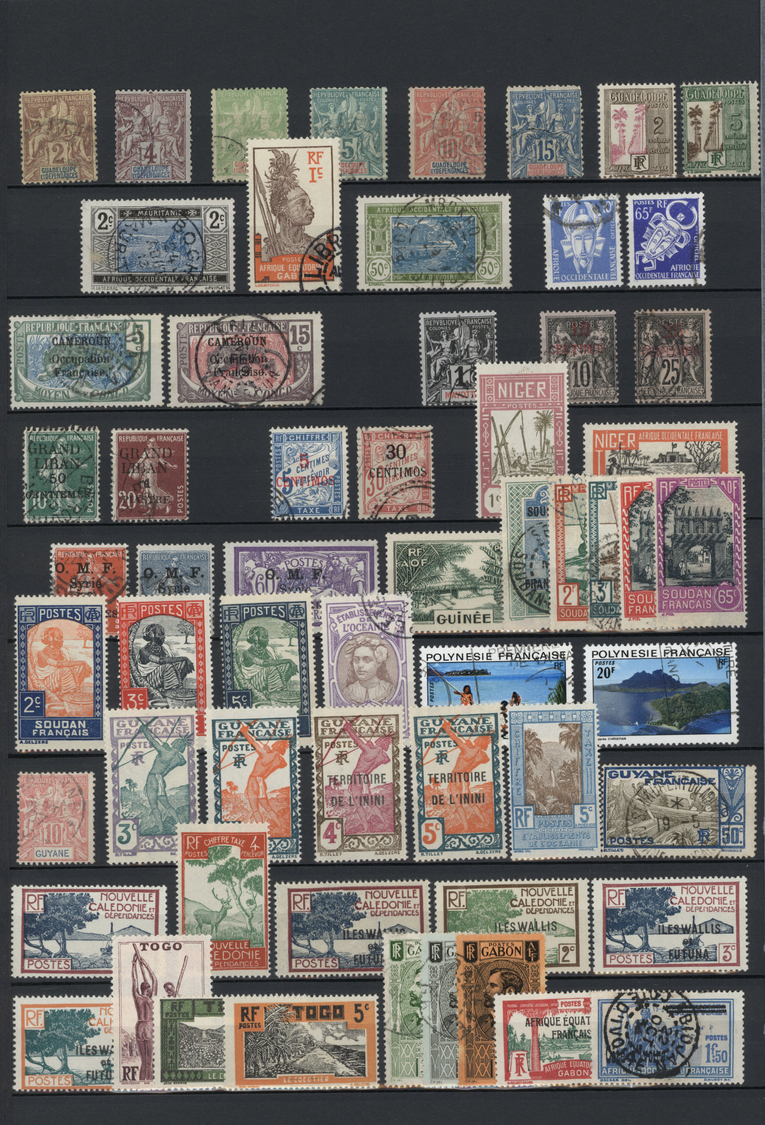 O/**/* Frankreich: 1849/2000 (ca.), France and some colonies, comprehensive collection/accumulation in thre