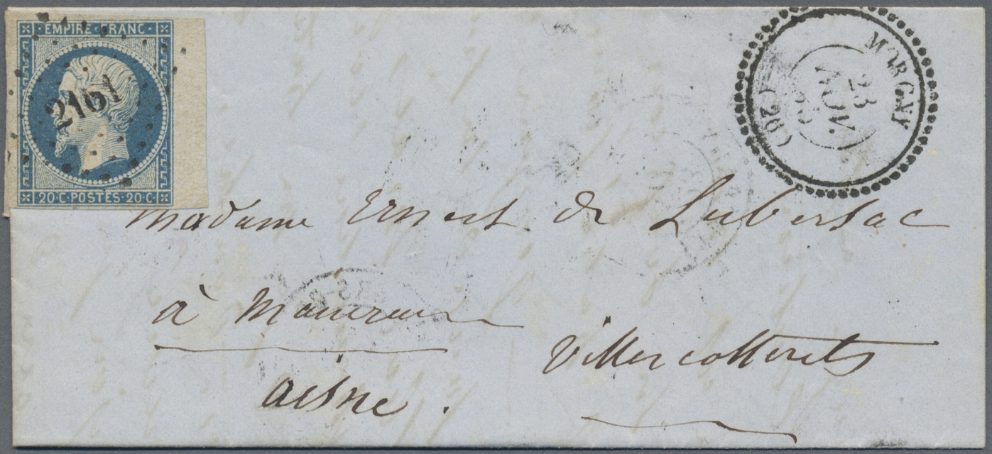 Br Frankreich: 1853/1863, EMPIRE ND, Lot Of 30 Entires (incl. One 25c. PRESIDENCE), Slighty Varied Cond - Gebruikt