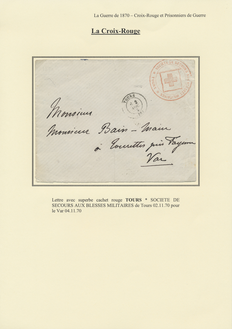 Frankreich: 1870/71: Outstanding collection of the postal history of the Franco-Prussian war of 1870