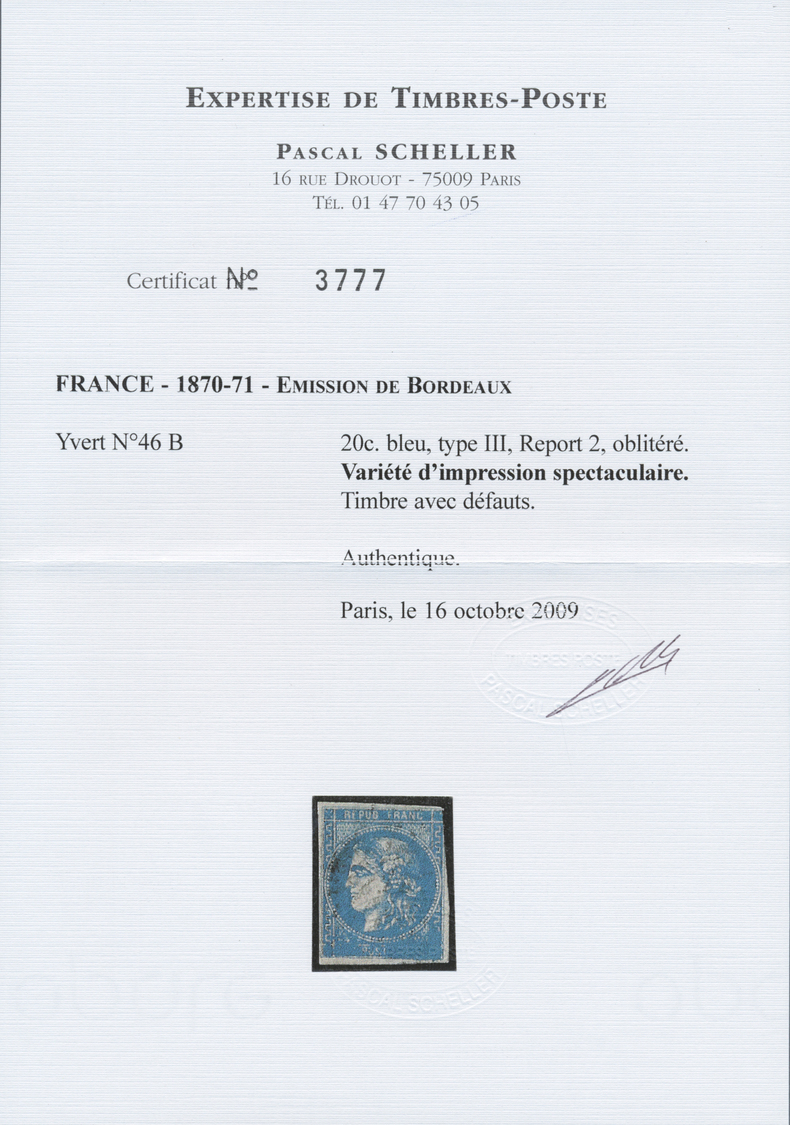 Frankreich: 1870/71: Outstanding collection of the postal history of the Franco-Prussian war of 1870
