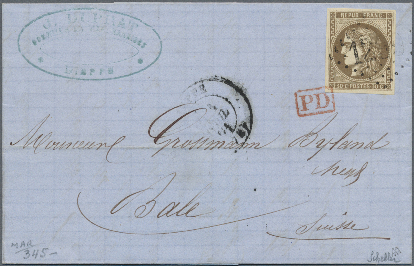 Frankreich: 1870/71: Outstanding collection of the postal history of the Franco-Prussian war of 1870