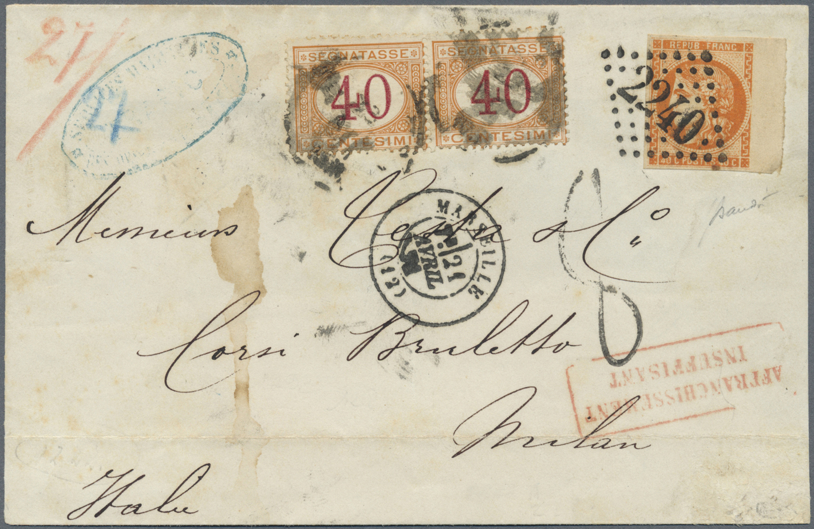 Frankreich: 1870/71: Outstanding collection of the postal history of the Franco-Prussian war of 1870